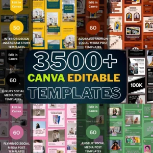 3,500+ Ready-to-Edit Canva Templates for Social Media Growth