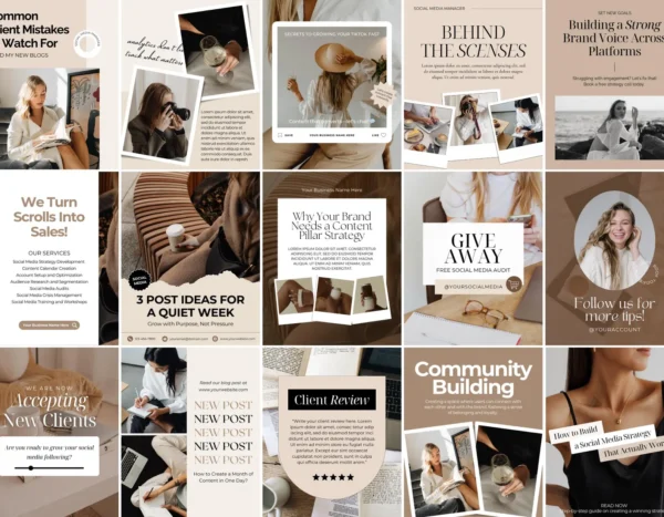 Brand Engagement Kit™ – Instagram Marketing Templates