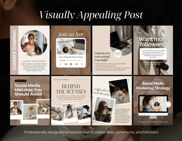 Brand Engagement Kit™ – Instagram Marketing Templates