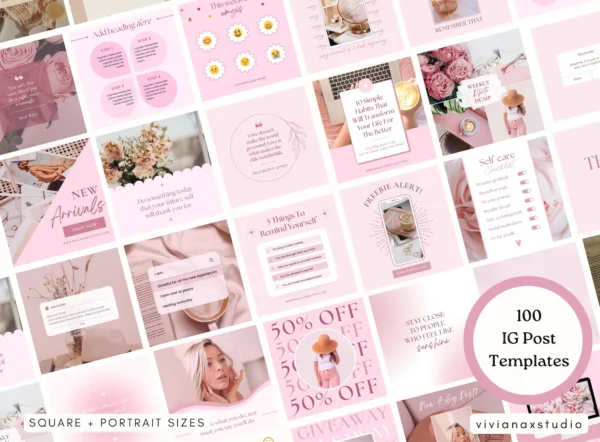 270 Editable Canva Templates for Posts & Stories