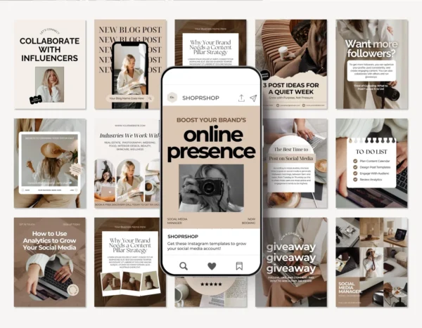 Brand Engagement Kit™ – Instagram Marketing Templates